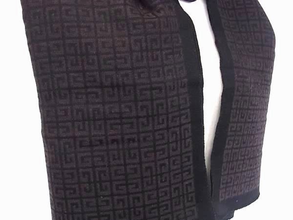 ジバンシィ ウール マフラー ストール ショール 防寒具 メンズ ブラック系 FN 9402