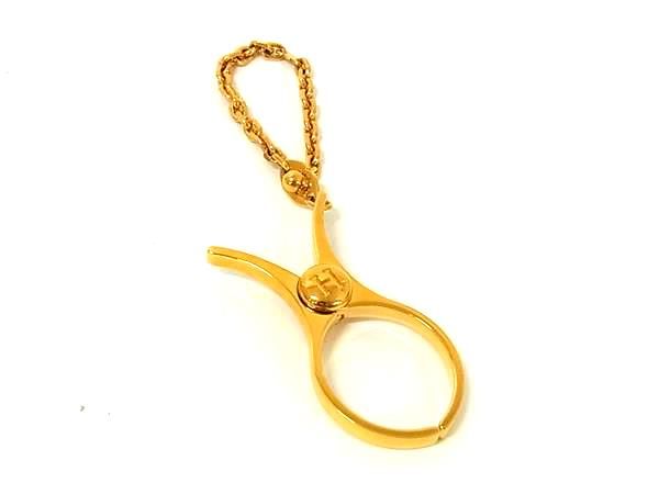 HERMES エルメス フィルー グローブホルダー 手袋ホルダー チャーム レディース メンズ ゴールド系 FW 0075