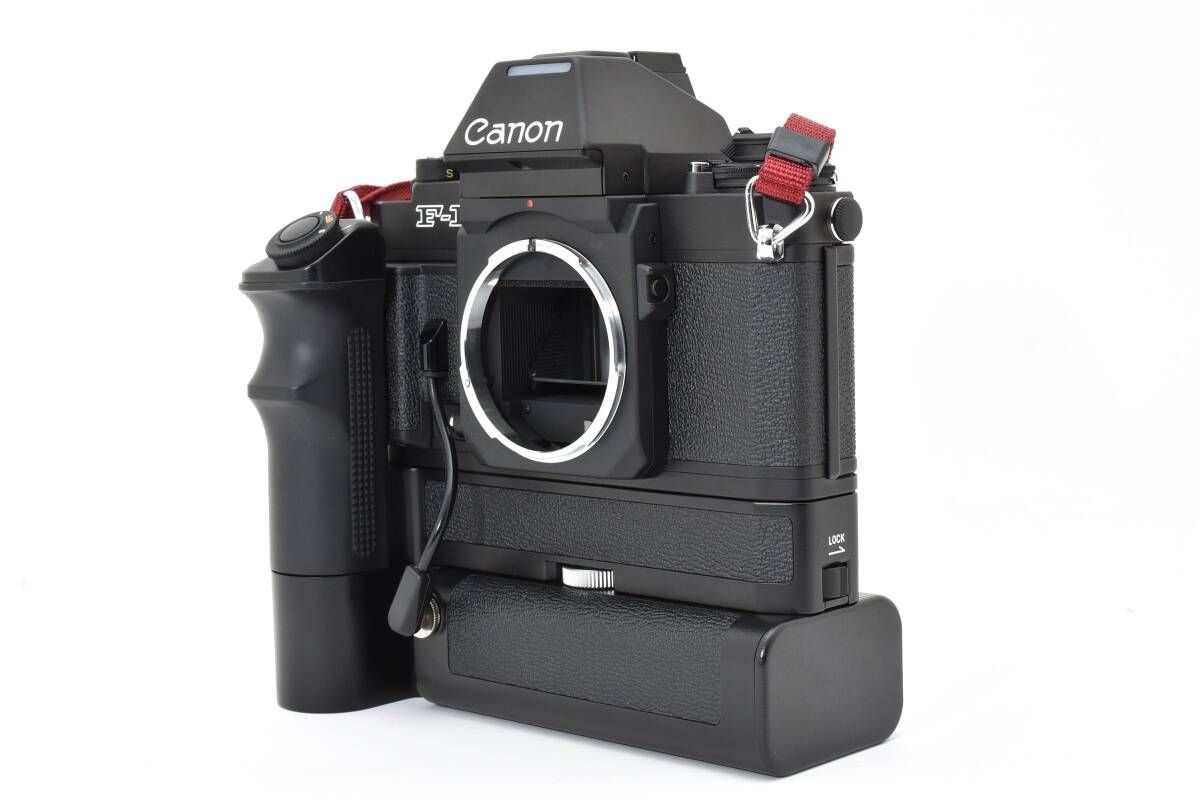 級 キヤノン Canon F 1 AEファインダー AE MOTOR DRIVE FN モータードライブ 説明書付き 058