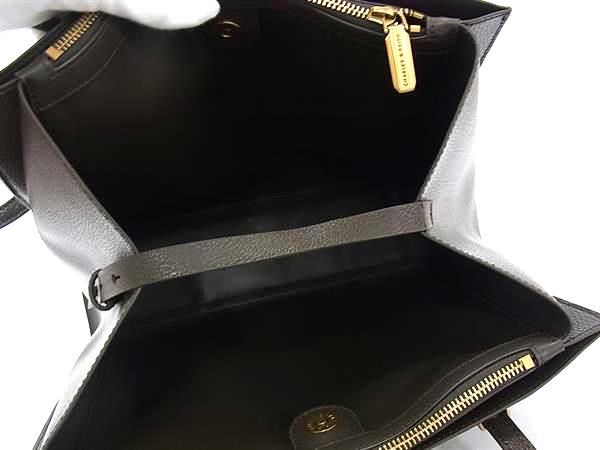■新品■未使用■ CHARLES ＆ KEITH チャールズアンドキース サンサ レザー トート ハンドバッグ 肩掛け ダークブラウン系 FV4864 □新品□未使用□ CHARLES & KEITH チャールズアンドキース サンサ