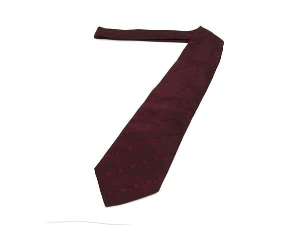 LOUIS VUITTON ルイヴィトン シルク100％ ネクタイ ビジネス 紳士 メンズ ボルドー系 FT 4311