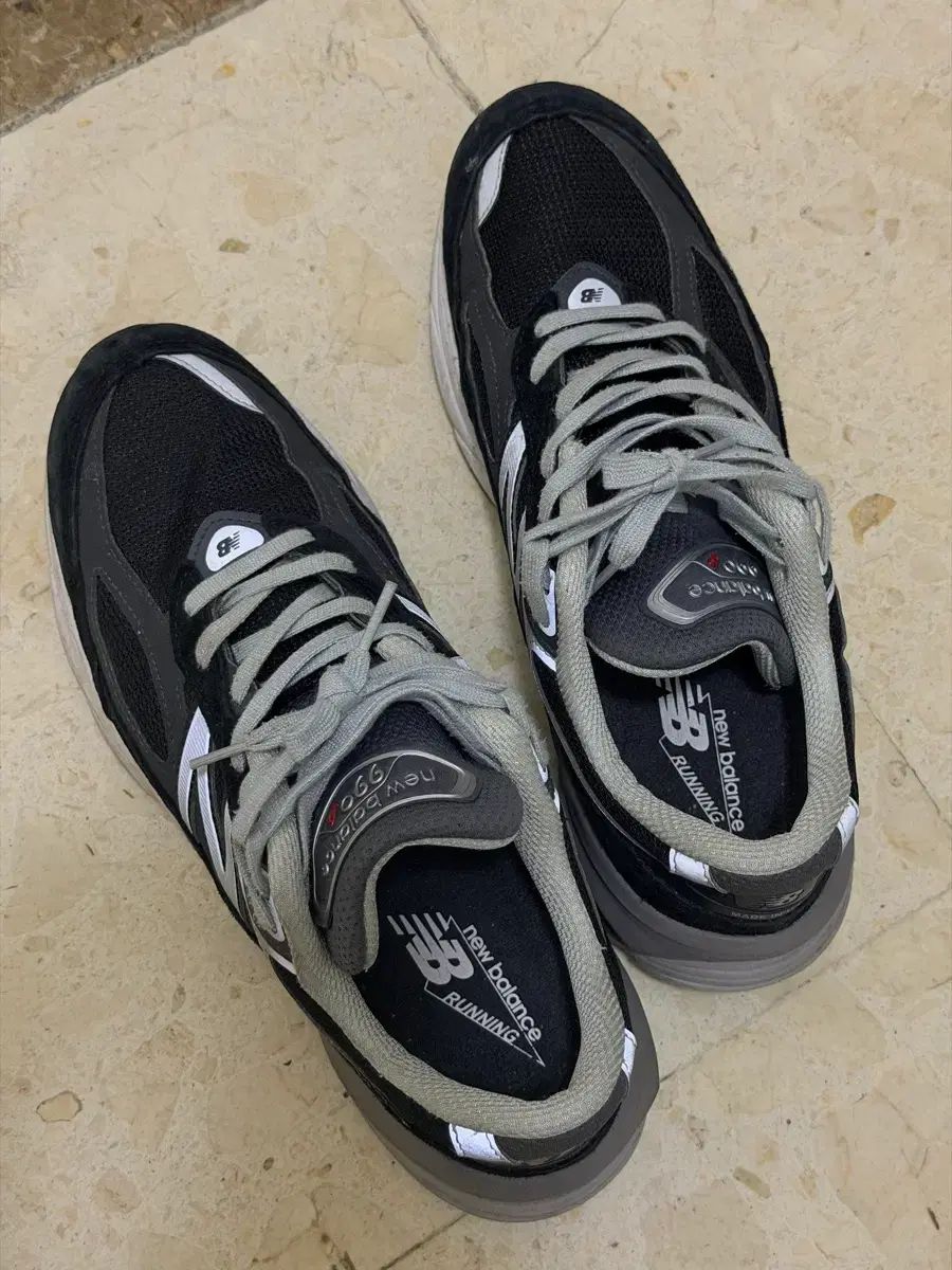 ニュー ンス 990 v 6 ブラック ホワイト サイズ27.5