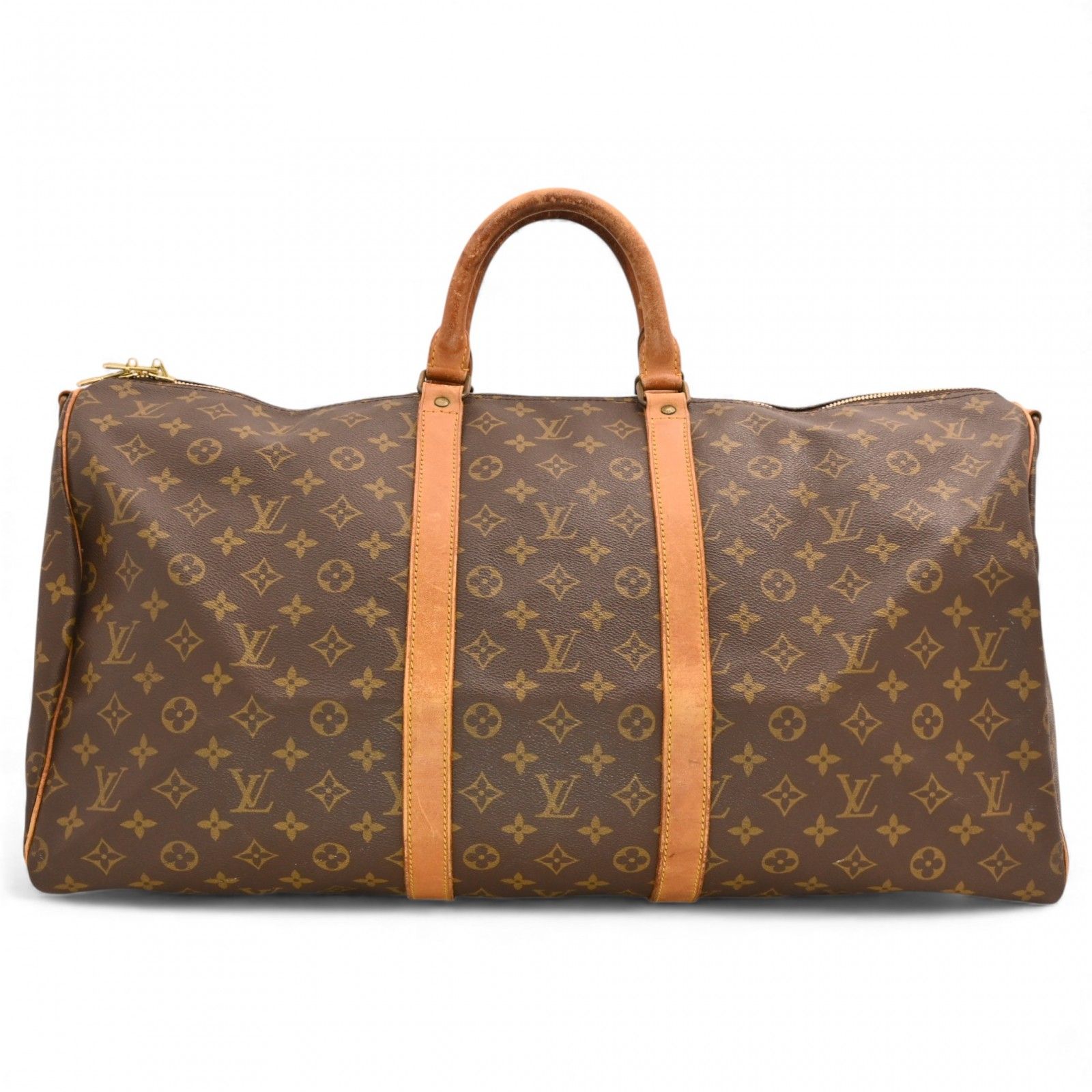 ルイヴィトン モノグラム キーポル55 ボストンバッグ Bランク lv 1519 rr