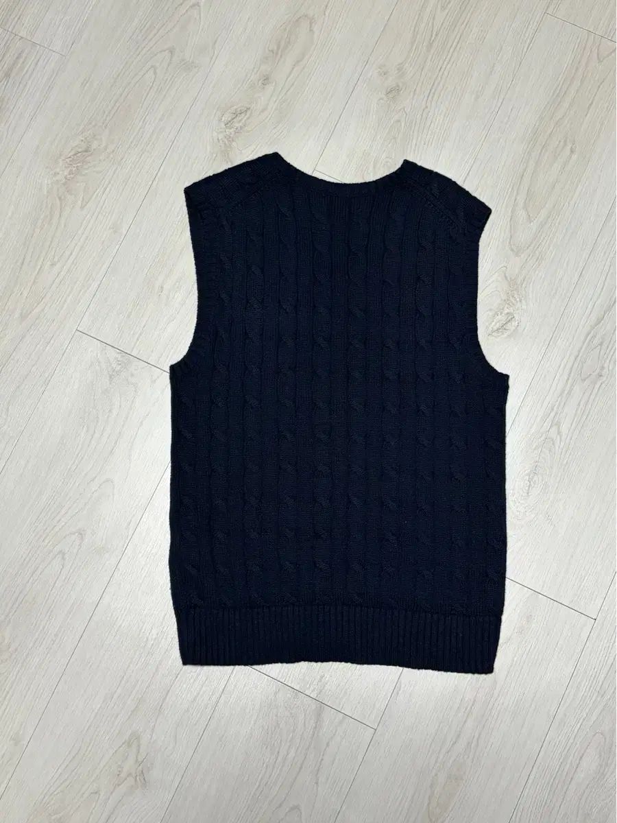ポロ ラルフローレン ニット ベスト ネイビー s size