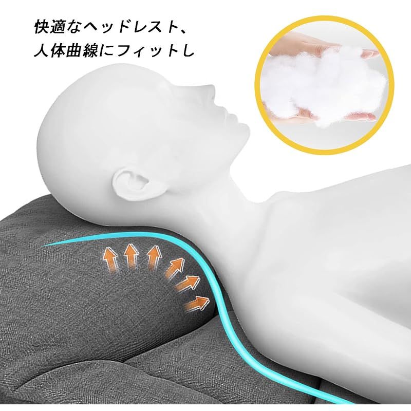 ATORPOK 折り畳み式ベッド 簡易ベッド コット 折りたたみベッド 防水 通気性 軽量 こっと アウトドアベッド キャンプベッド おりたたみべッド収納便利 耐荷重200 kg グレー 0