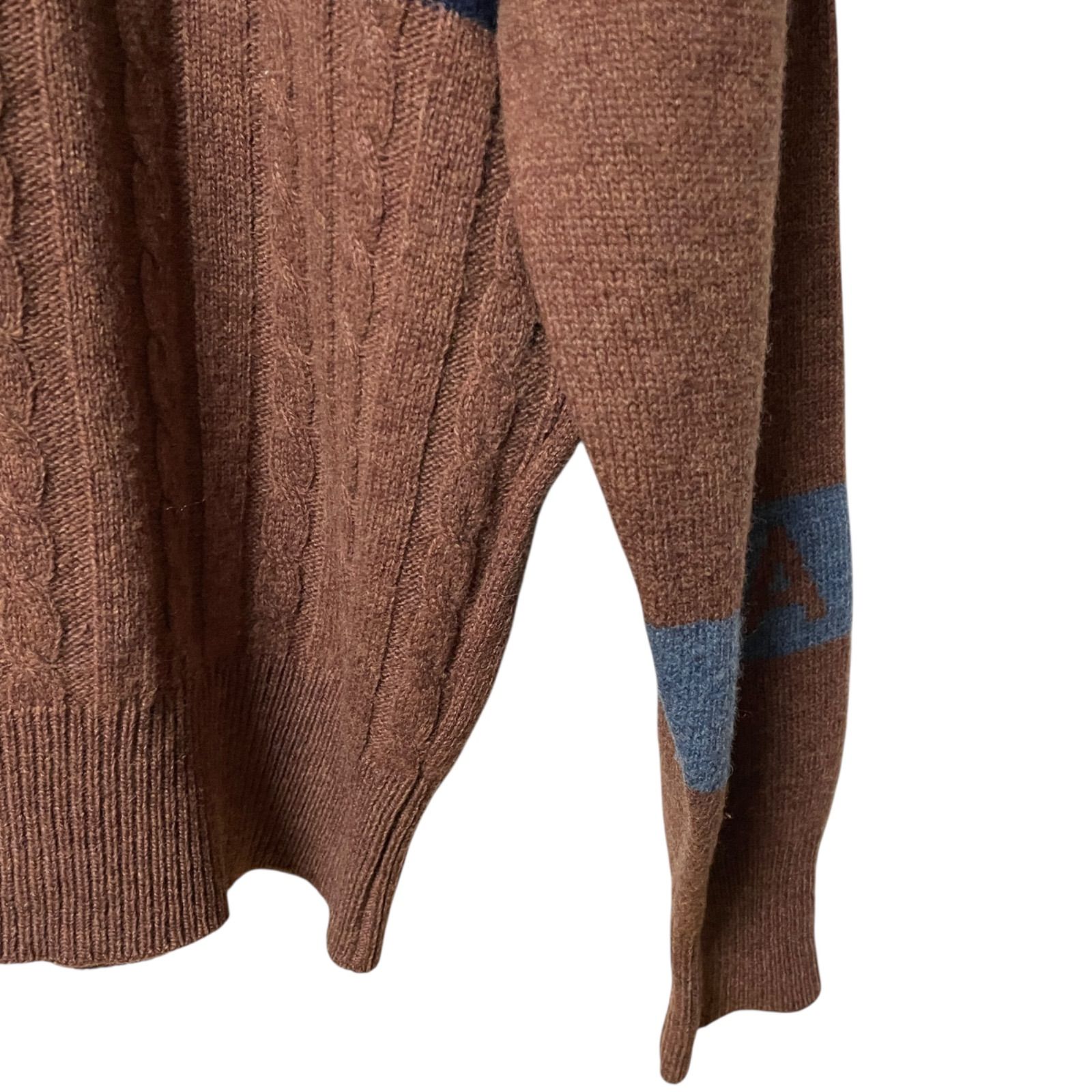 パーリーゲイツ ケーブルニット セーター クレイジーパターン マルチ