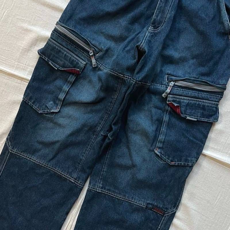 ワイドデニム リジットデニム バギーデニム パンツ y2k グランジ 00s 