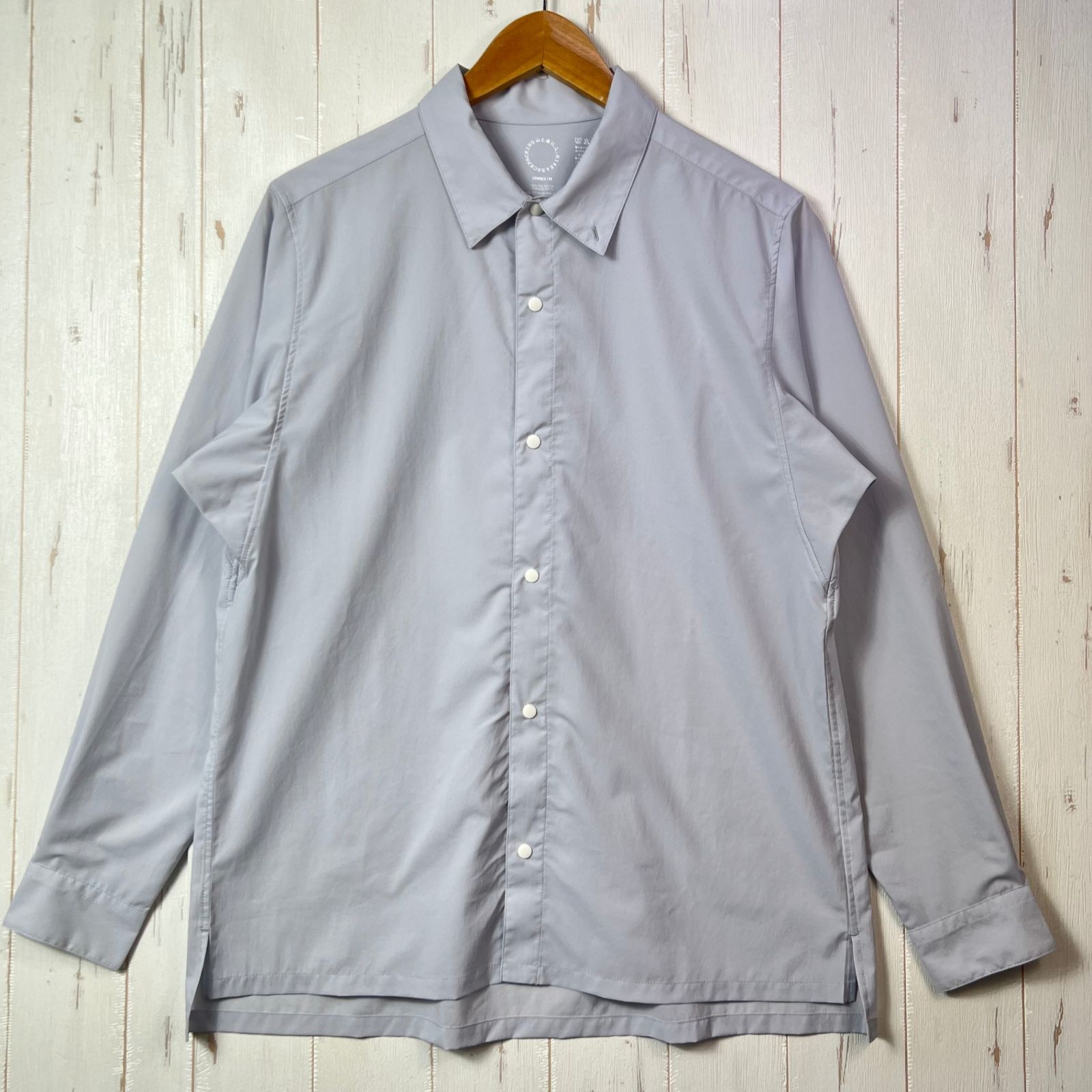 Women s M グレー系 Yamatomichi 山と道 ユーエル シャツ U L Short ポリエステル ウェア トップス インナー ロングスリーブシャツ 化繊 z イ