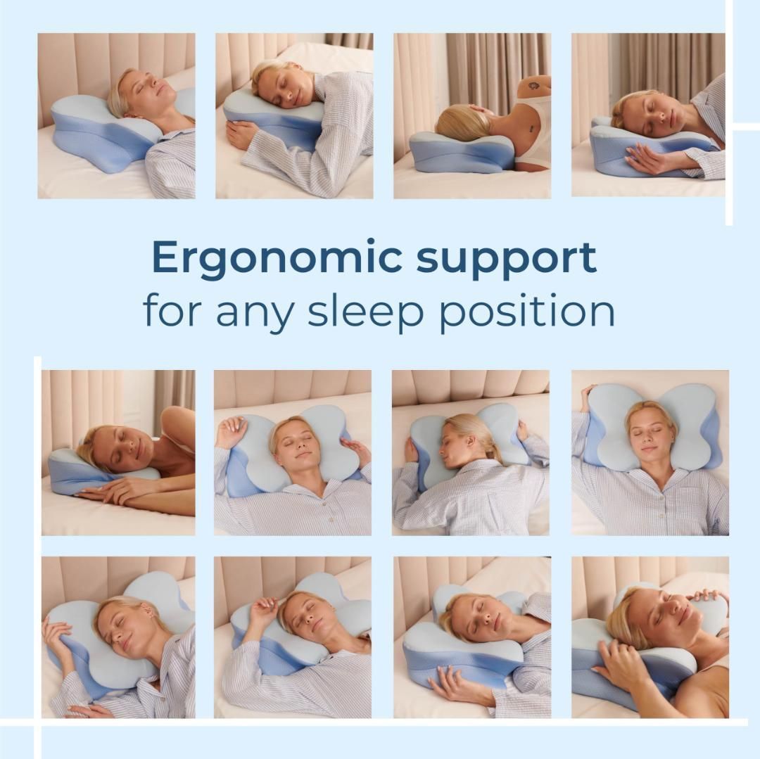 Derila Ergo デリラエルゴ 枕 頚椎ネックピロー 睡眠用 人間工学的枕