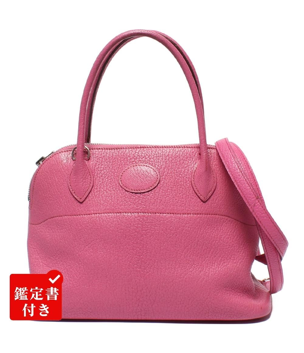エルメス 2way ハンドバッグ ショルダーバッグ シルバー金具 □J刻印