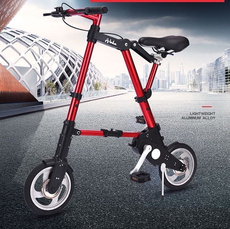 大好評 折りたたみ自転車 自転車 8 インチ超コンバクト ミニ スポーツバイク超小型Bicycle A型bike 大人 子供 スポーツ ファッション 便利 じてんしゃ 通勤 駅