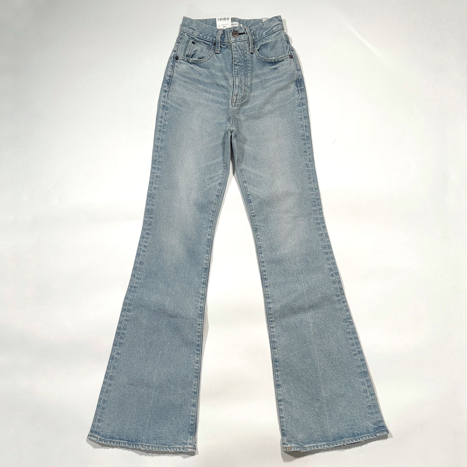 moussy マウジー デニムパンツ ジーンズ 2931 MVS FLARE フ ライトブルー