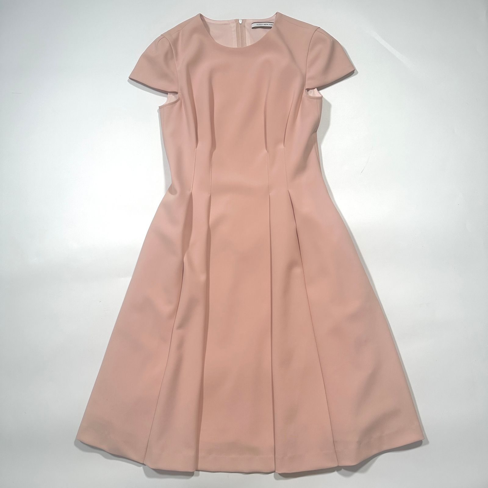 FOXEY ワンピース フレア ピンク 38 FOXEY ワンピース 38 本当に 安い 通販