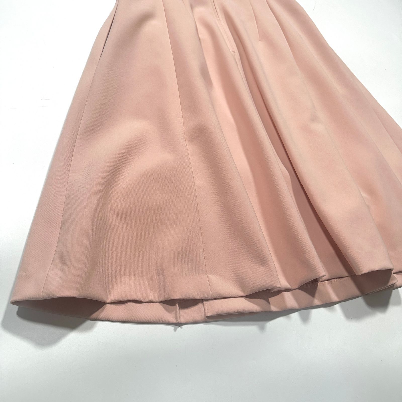 FOXEY NEWYORK ワンピース フレア 半袖 フレンチスリーブ ピンク 38240