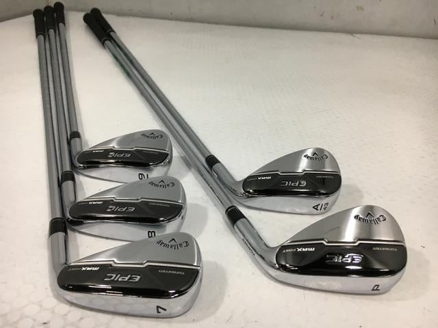 ゴルフクラブ 5本セット キャロウェイ EPIC MAX FAST エピック マックス ファスト アイアン 2021 NSプロ 950 GH neo 7～9.P.A