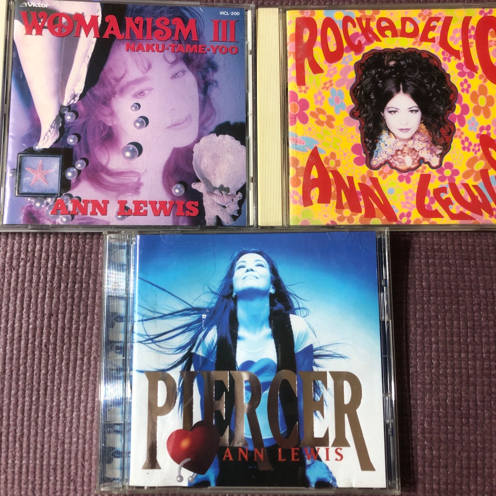 アン・ルイス アルバム3点 🪙『WOMANISM III NAKU・TAME・YOO