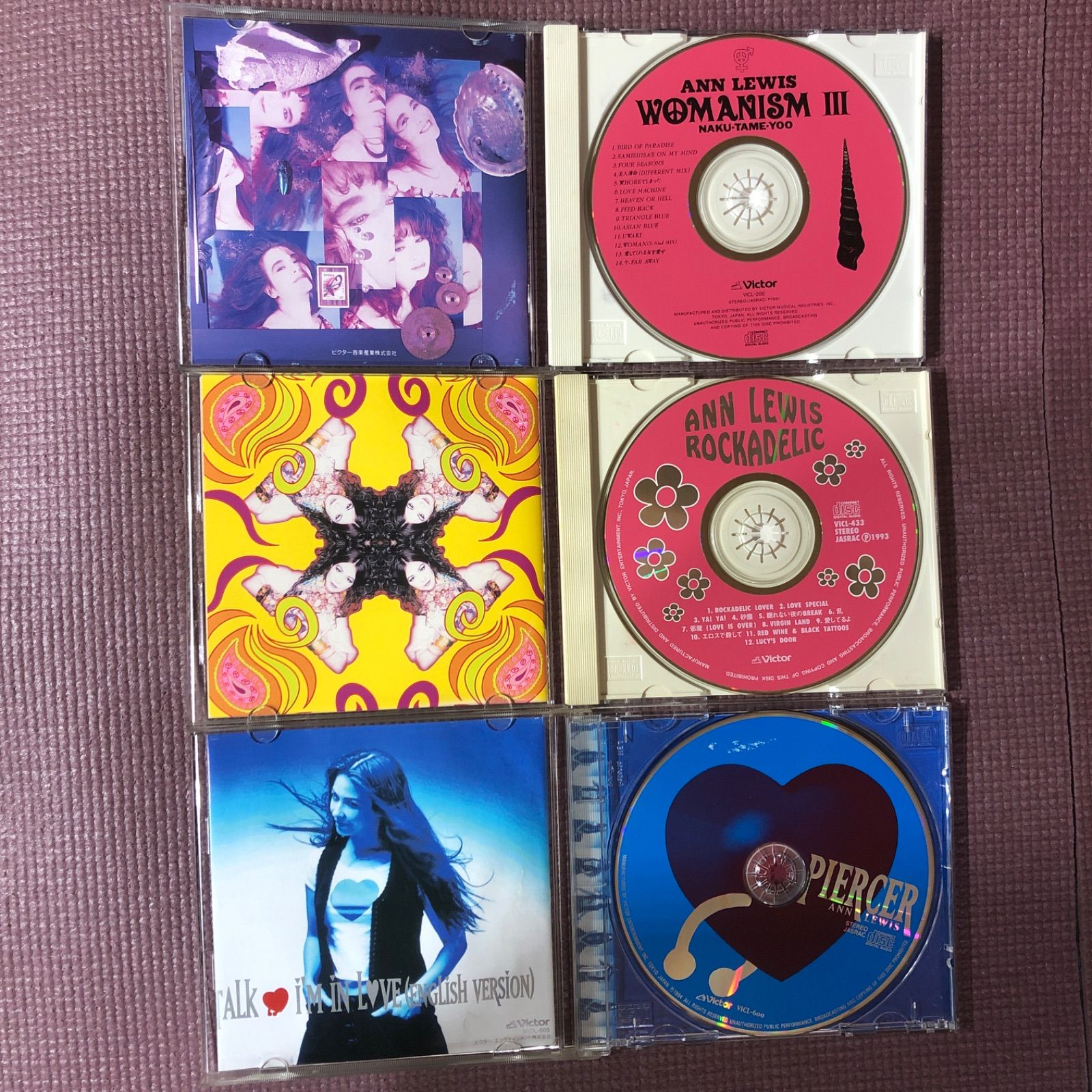 アン・ルイス アルバム3点 🪙『WOMANISM III NAKU・TAME・YOO