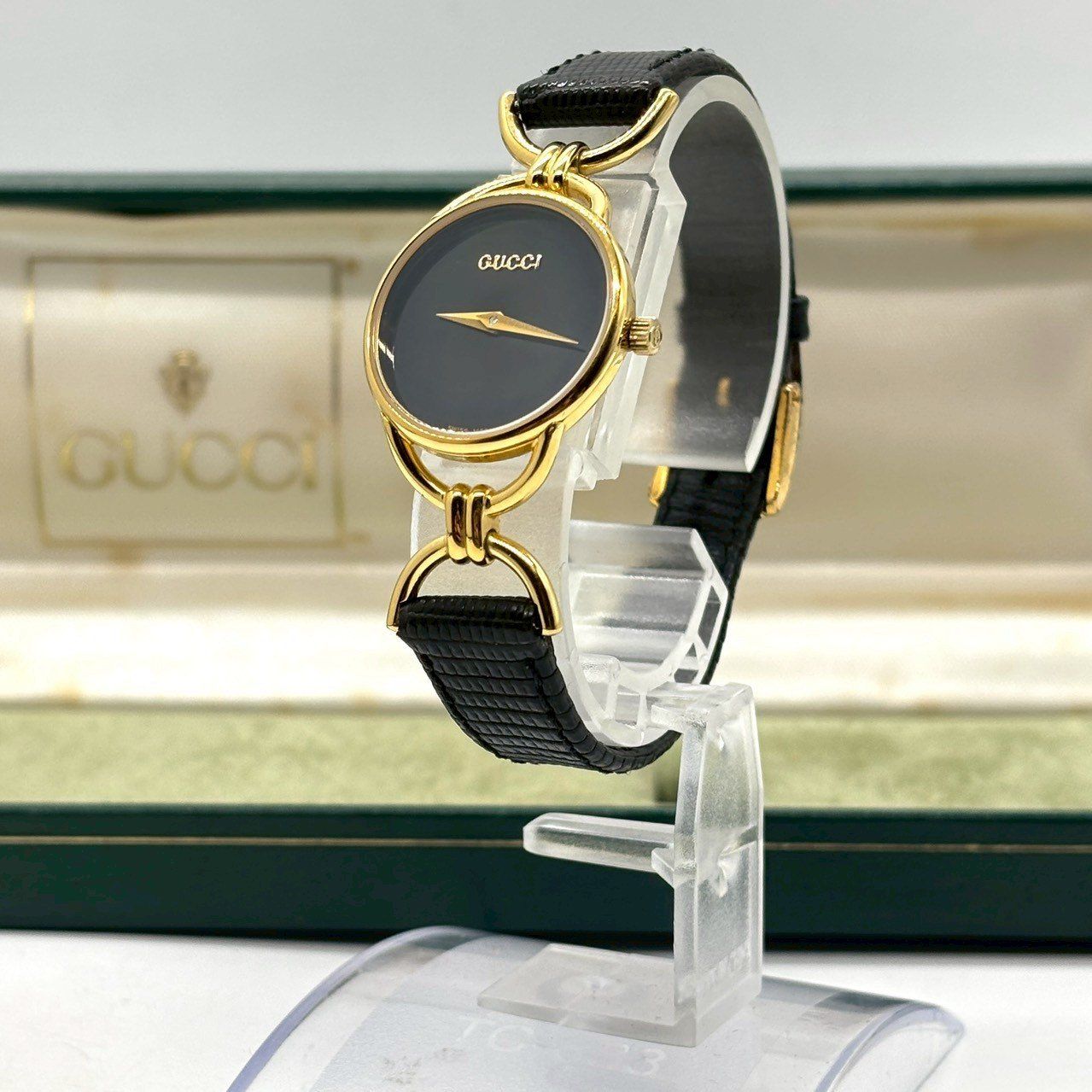 静かな色気を纏う】 GUCCI オールドグッチ 新品電池交換済み 腕時計