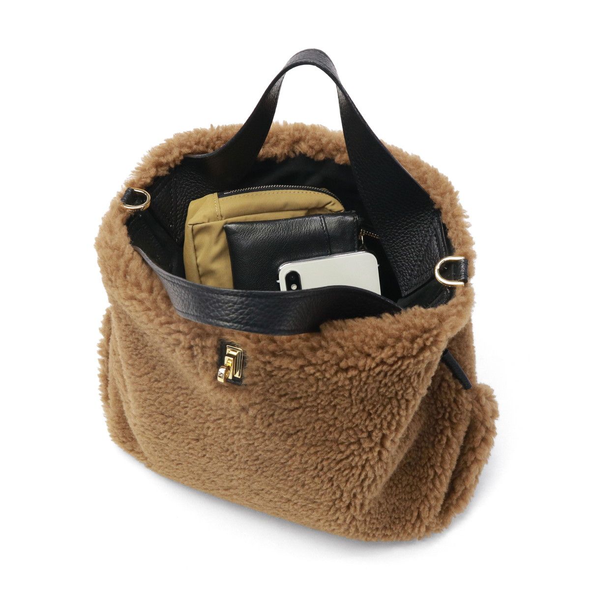 【商品レビューで＋5％】【正規品】 ヴィオラドーロ トートバッグ レディース ふわふわ もこもこ バッグ VIOLAdORO ブランド 大人 女性 おしゃれ 2WAY ショルダー V-8773 正規品】 ヴィオラドーロ トートバッグ レディース ふわふわ もこもこ