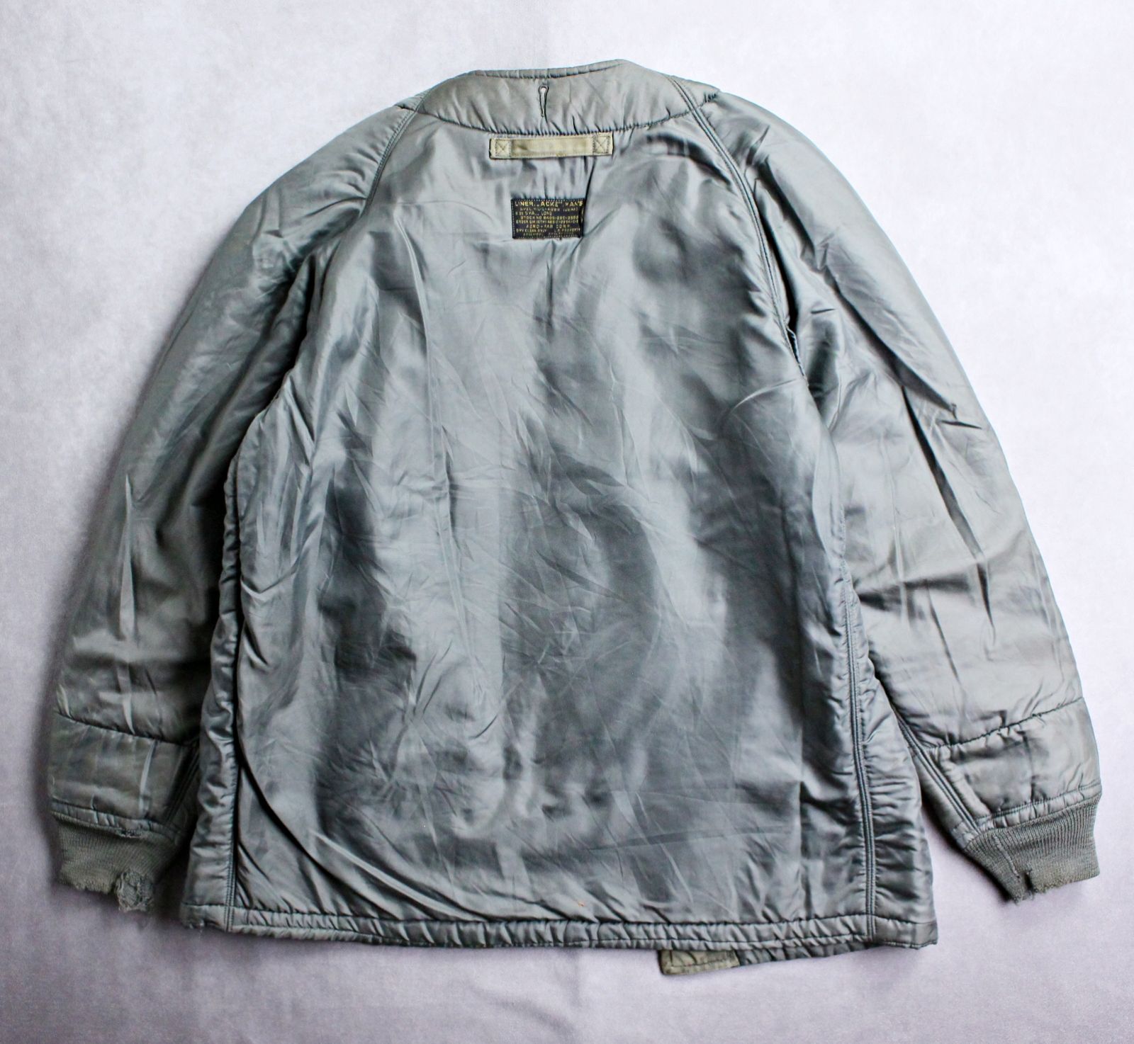 USAF】ビンテージ 50s 黒タグ 米軍 キャトルジャケット ライナー