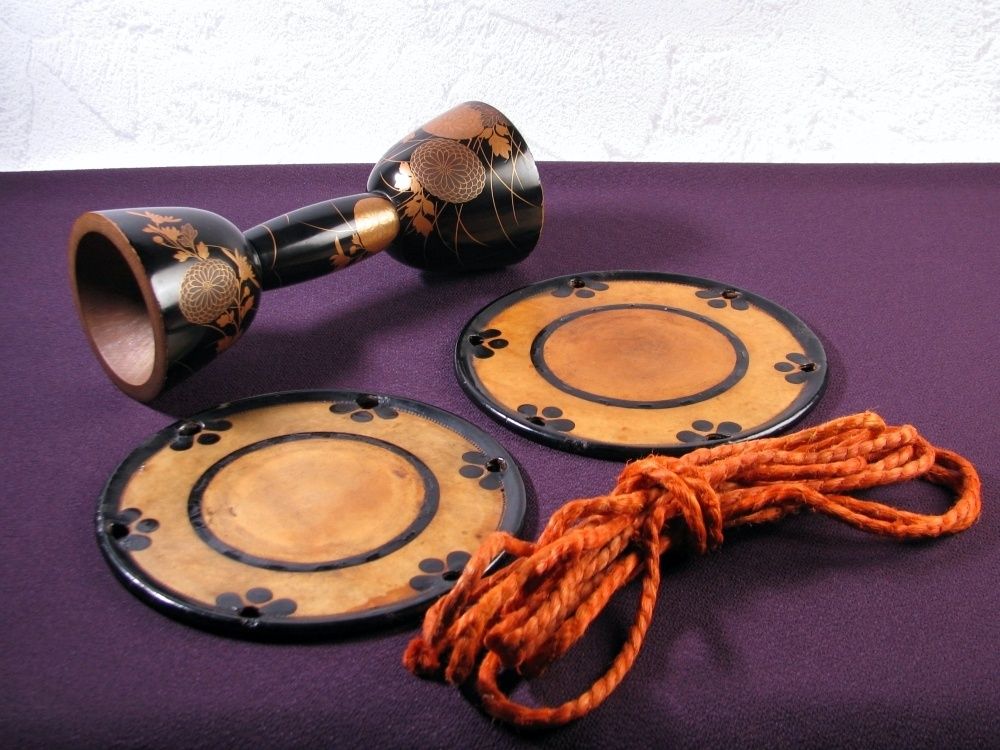 時代和楽器 蒔絵小鼓 革・調べ緒付/25L023 - メルカリ