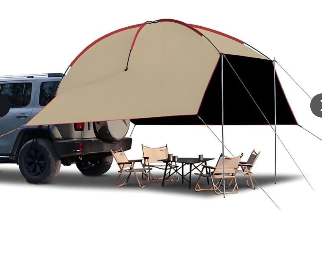 バックドア テント キャンプ用 車用テント トランクテント 震災 災害用