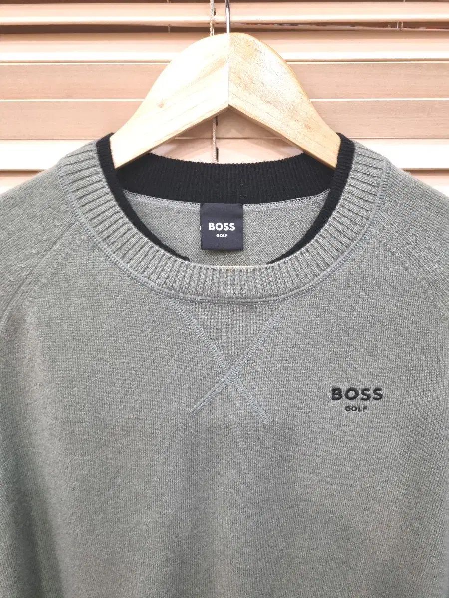 ボス メンズ ゴルフ カシミア クルーネックセーター