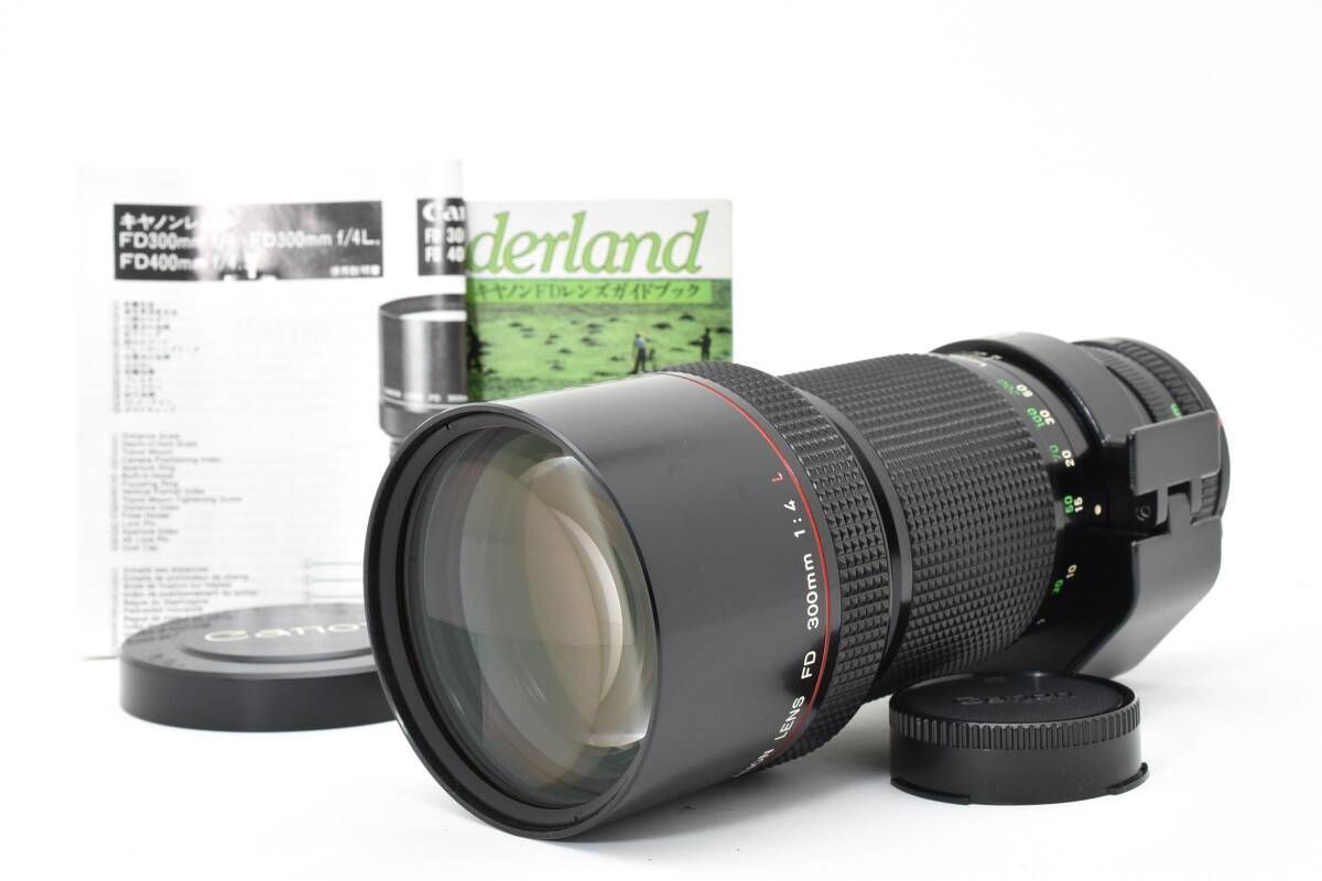 ☆極上美品☆Canon キヤノン NEW FD 300mm F4 L 《説明書付き