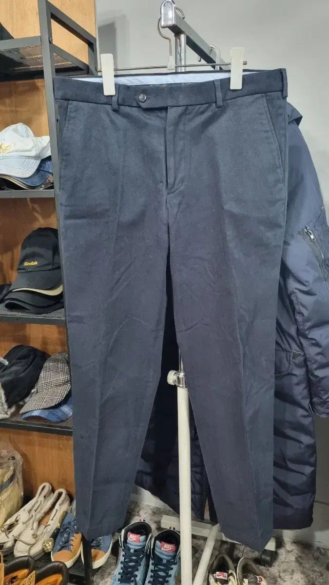 BROOKS ウィンター パンツ チノ コットン チャコール 35 状態A級