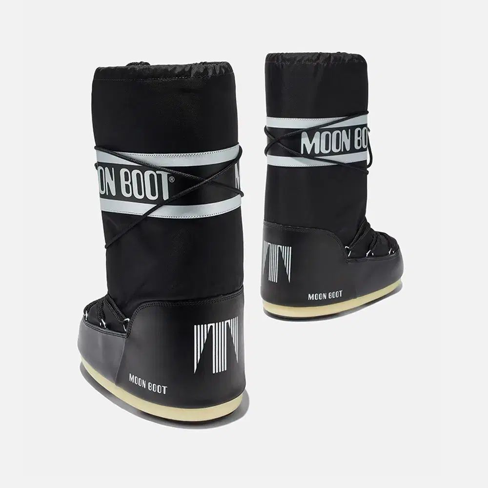  25 FW ムーンブーツ アイコン ナイロン ブーツ ブラック EU 35 38 39 41 その他 ブーツ