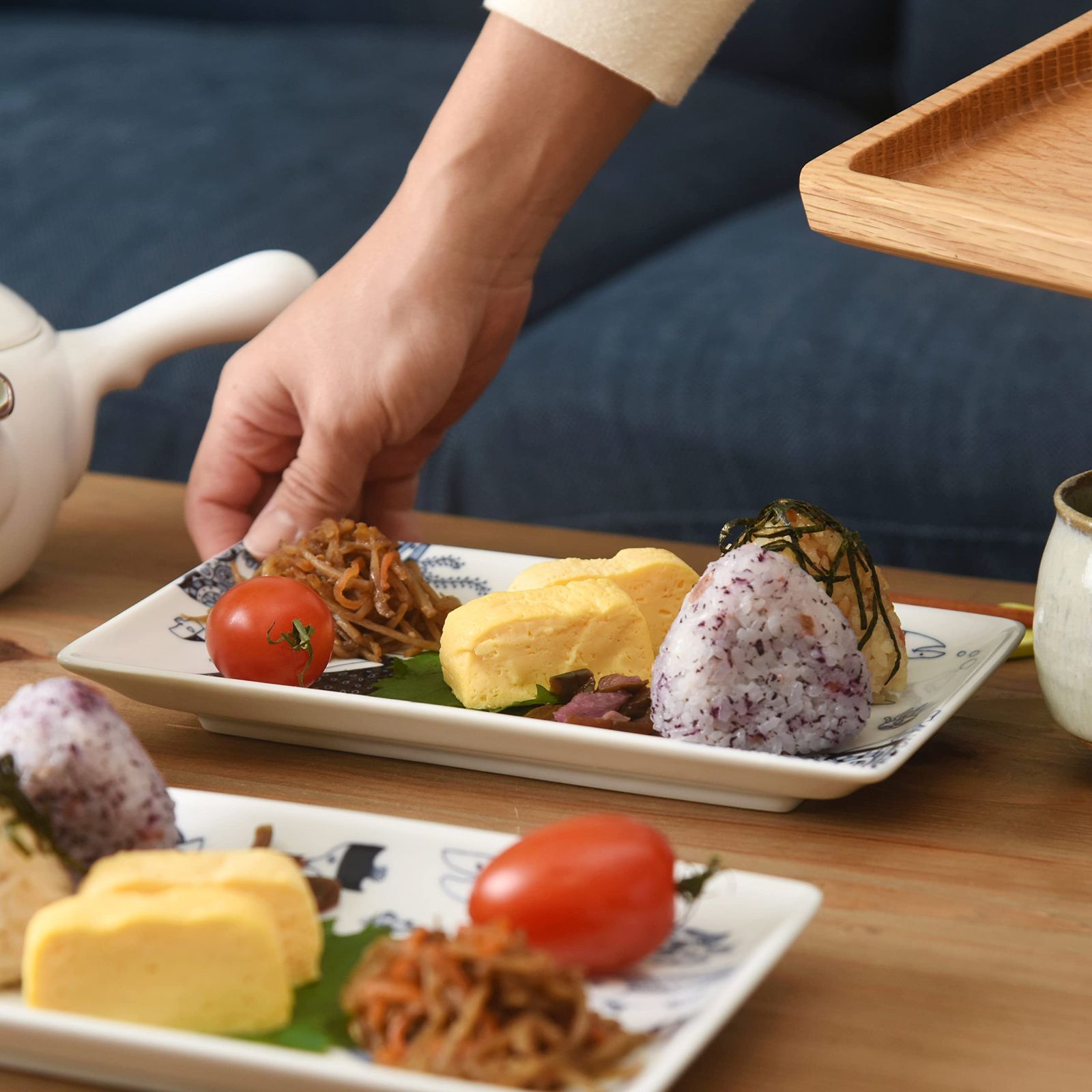 natural69 セット商品 【 波佐見焼 】 【QA115】 cocomarine 長角皿 2