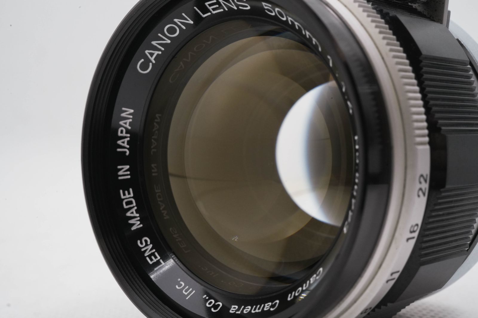 希少美品 CANON MODEL 7 Black 50mm F1.4 L39 レンジファインダー