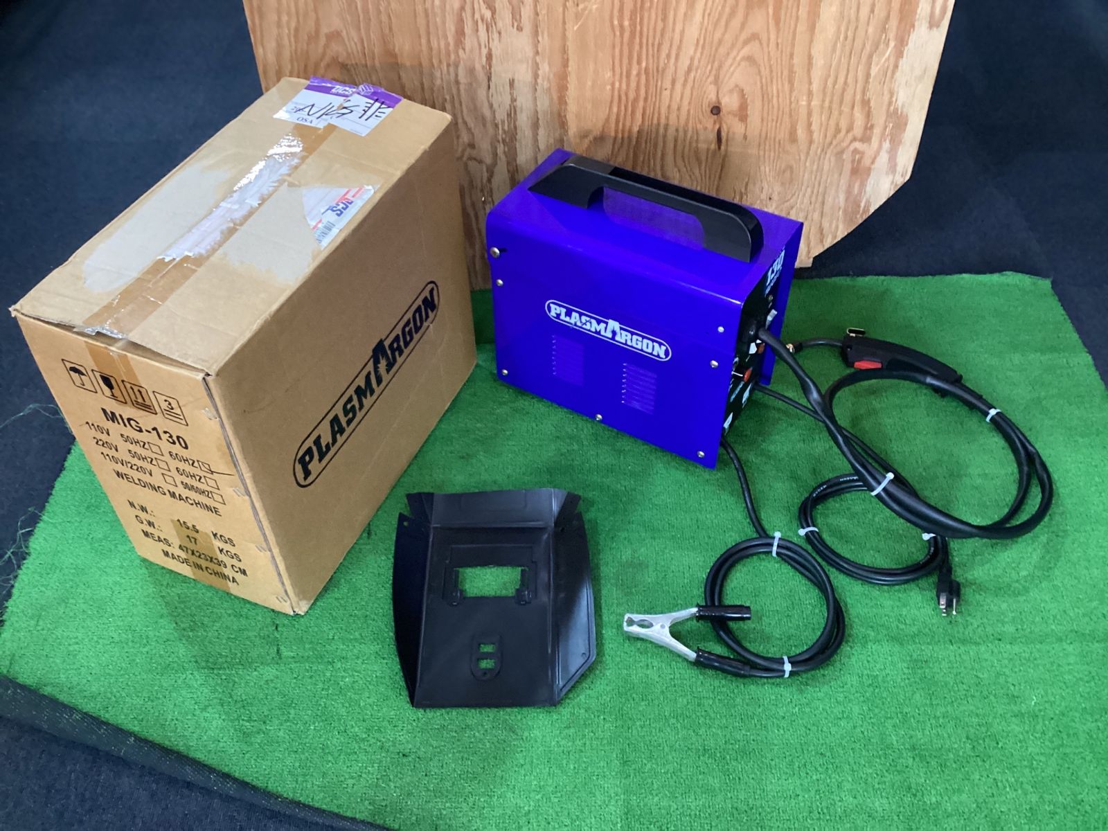 ノンガス半自動溶接機 交流アーク溶接機 MIG 130 TURBO ターボ 100 V 200 ク-55