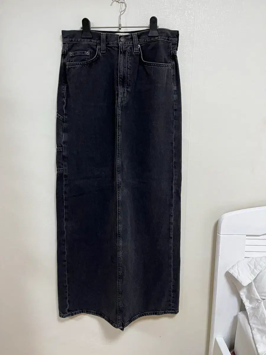 Cosコス デニム マキシ スカート 36