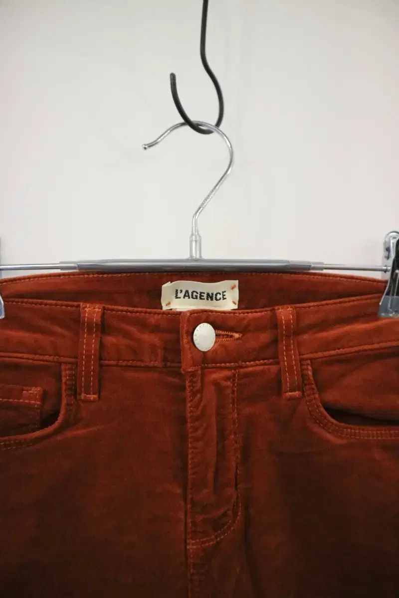 L AGENCE コーデュロイ ブーツカット パンツ ブラウン