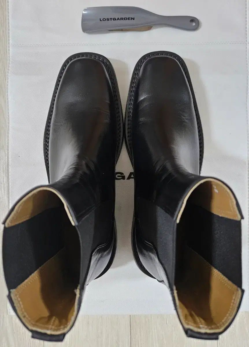 LOSTGARDEN チェルシーブーツ Max black