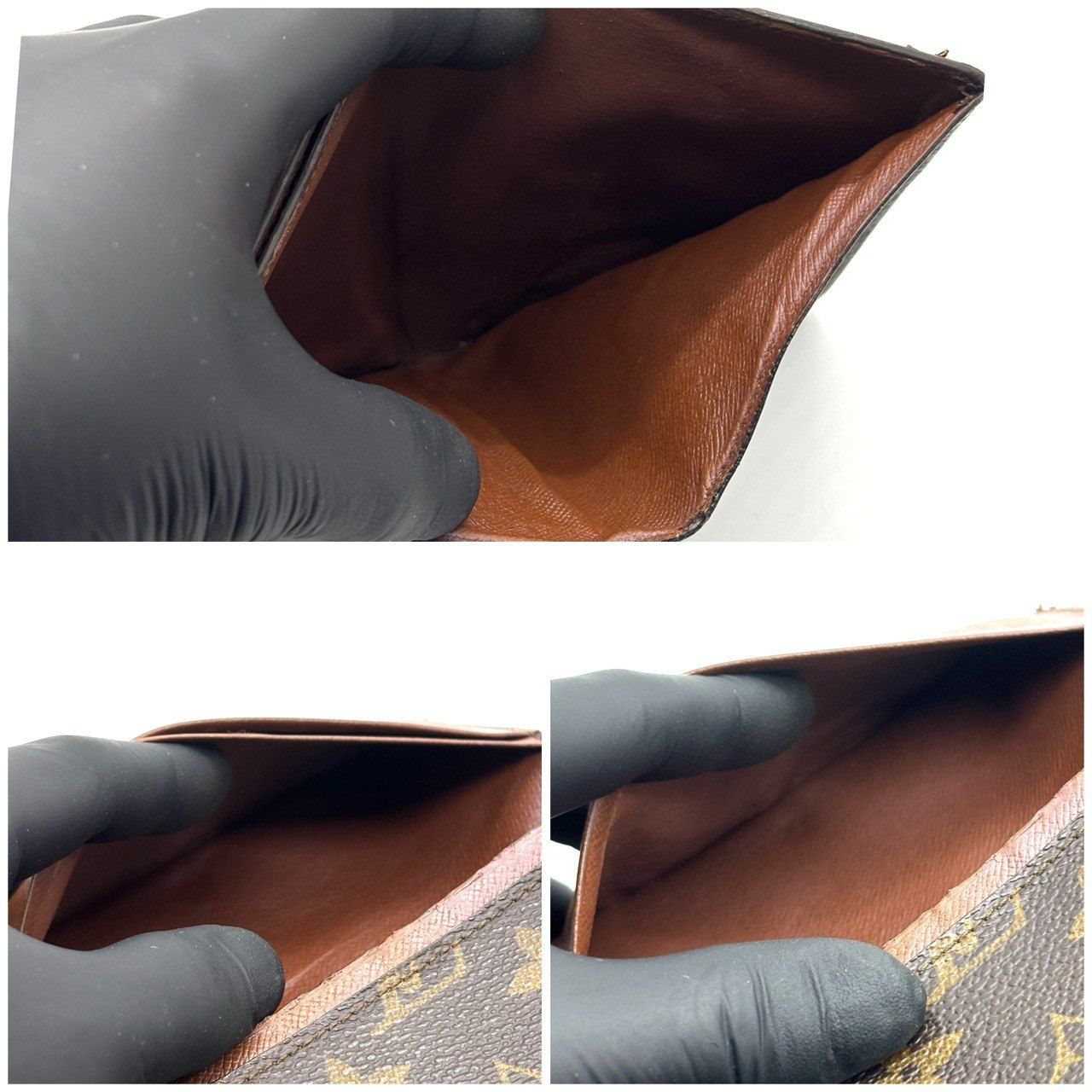  気取らず持てる王道ヴィトン LOUIS VUITTON ルイヴィトン 二つ折り財布 モノグラム ポルトモネビエ トレゾール M 61730 ブラウン 二つ折り財布 折り財布