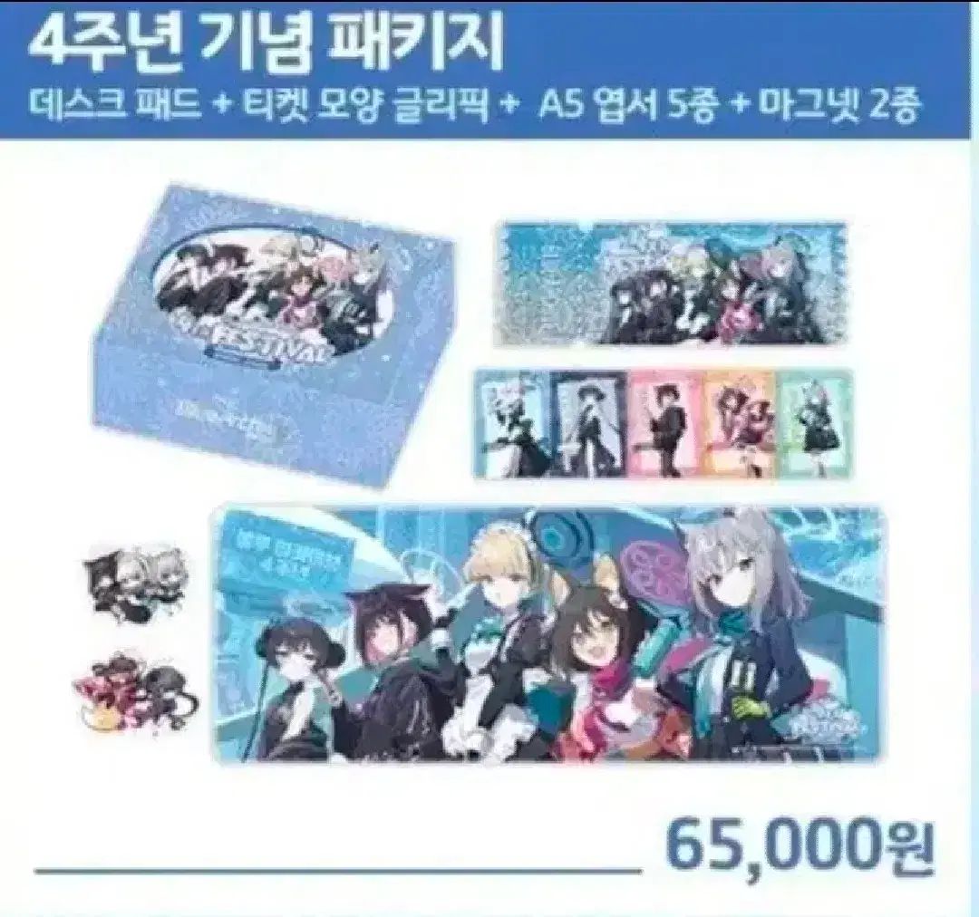 Blue Archive(ブルーアーカイブ・ブルアカ) 4周年パッケージ グッズ