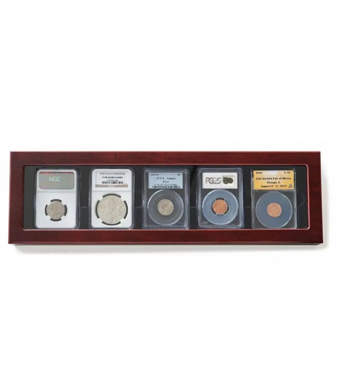 コインスラブ coin slab NGC PCGS ウッドボックス