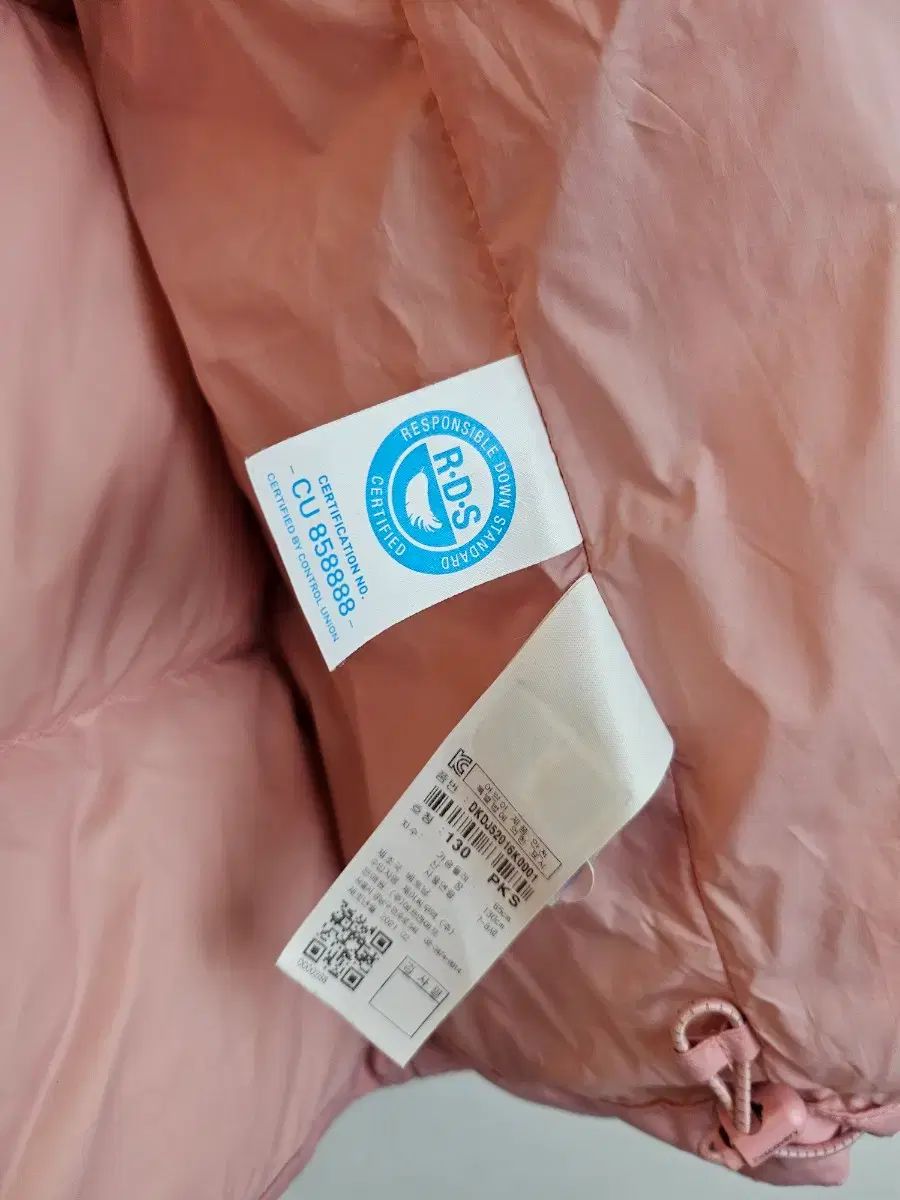  キッズ グースダウン インディーピンク 130 その他 ジャケット ブルゾン