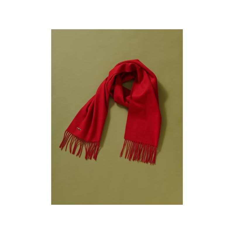 カシミア混リボンマフラー