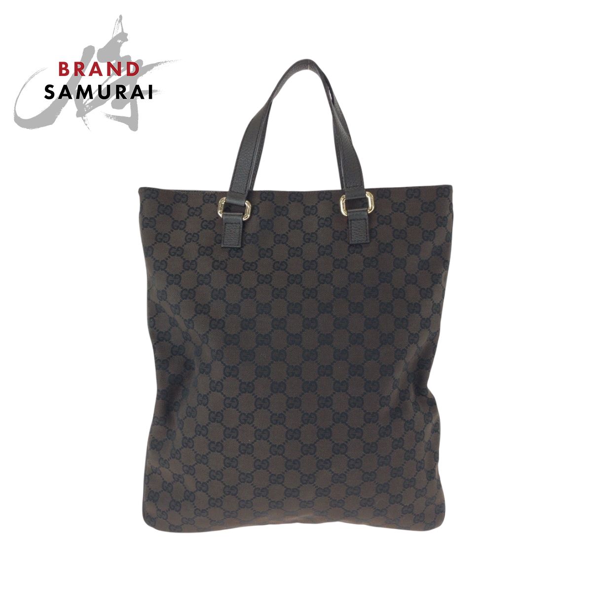GUCCI グッチ ブラウン ゴールド金具 GGキャンバス 272347 トートバッグ ハンドバッグ メンズ 506677