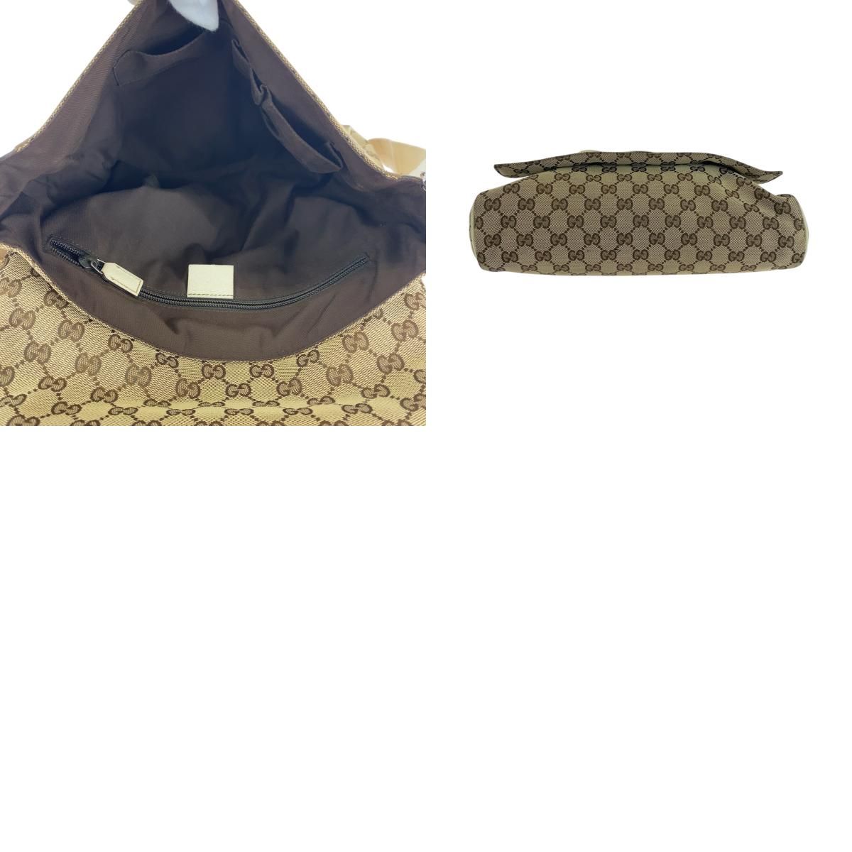  GUCCI グッチ ベージュ アイボリー シルバー金具 GGキャンバス 146236 ショルダーバッグ メッセンジャーバッグ レディース 506691 ショルダーバッグ ショルダーバッグ