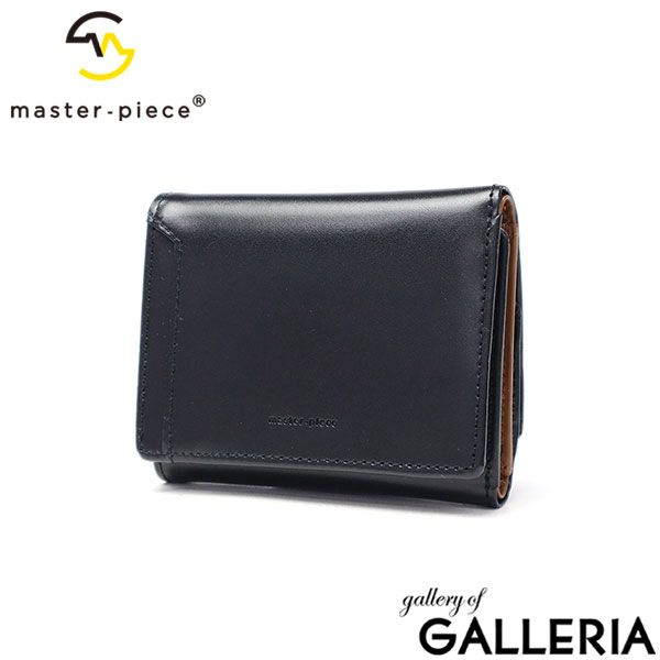 マスターピース 財布 メンズ レディース コンパクト master-piece 本革 ブランド 三つ折り財布 ウォレット 革 レザー 小さめ ミニ財布 カード入れ Notch ミドルウォレット 223053