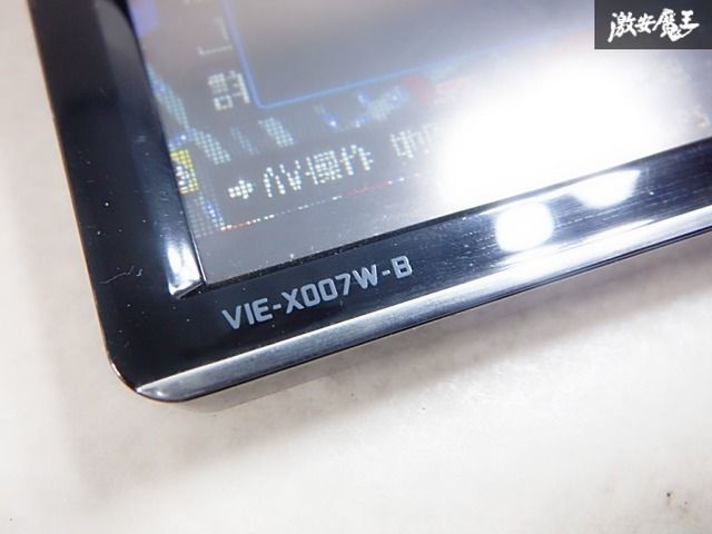 保証付】 ALPINE アルパイン VIE-X007W-B ナビ カーナビ CD DVD SD