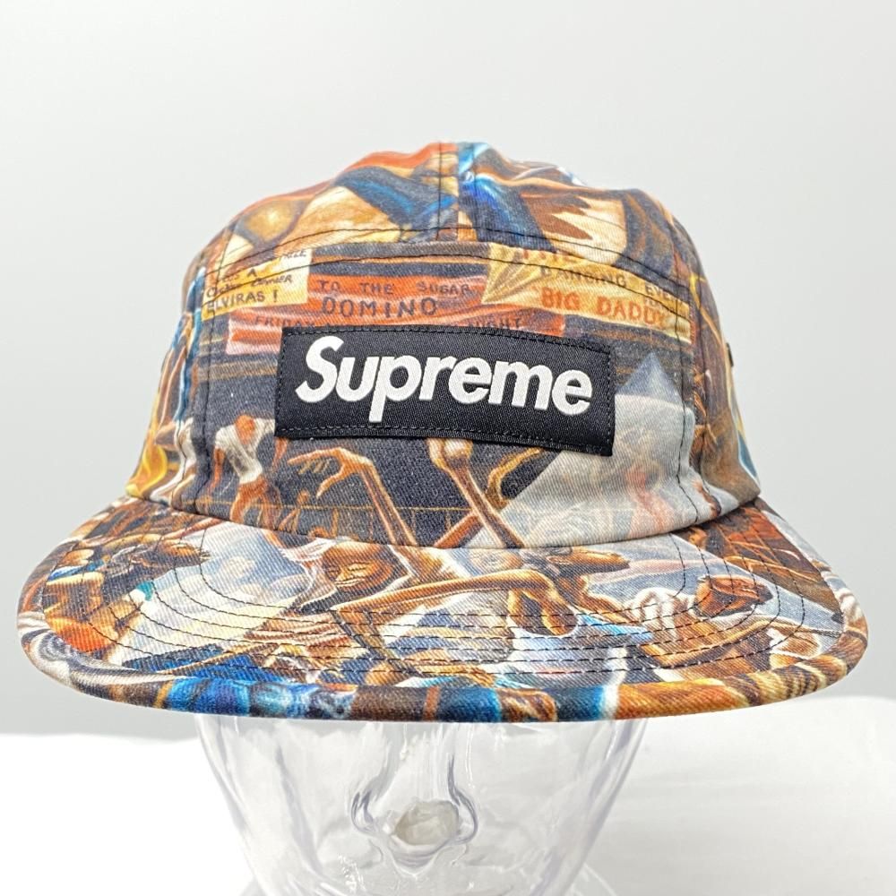 中古】SUPREME Ernie Barnes Camp Cap マルチカラー シュプリーム