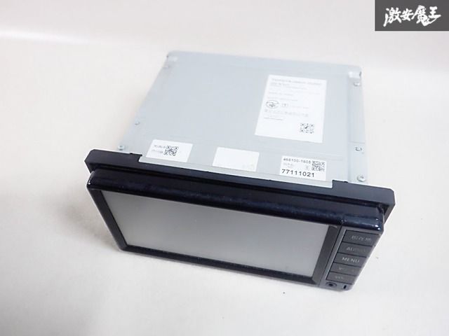 ジャンク】トヨタ 純正OP ナビ カーナビ ナビモニター CD ワンセグ 7