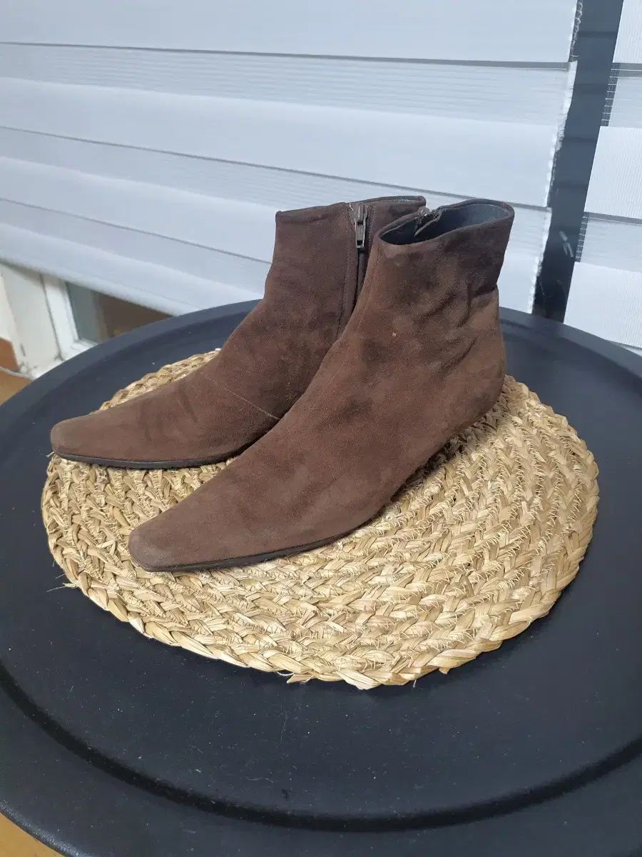 レディーススウェードアンクルブーツ イタリー