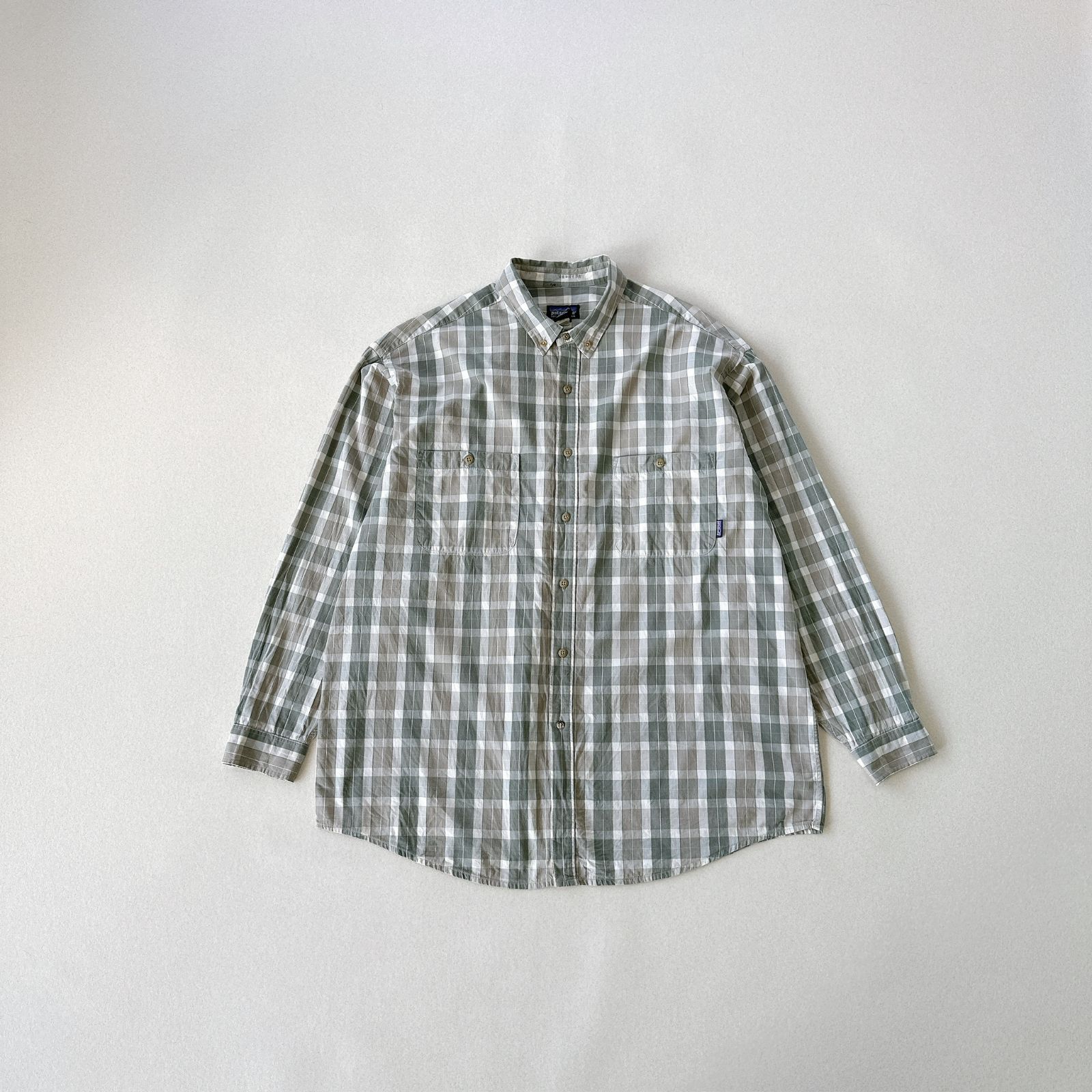 90s Patagonia オーガニックコットン チェックシャツ XL｜パタゴニア