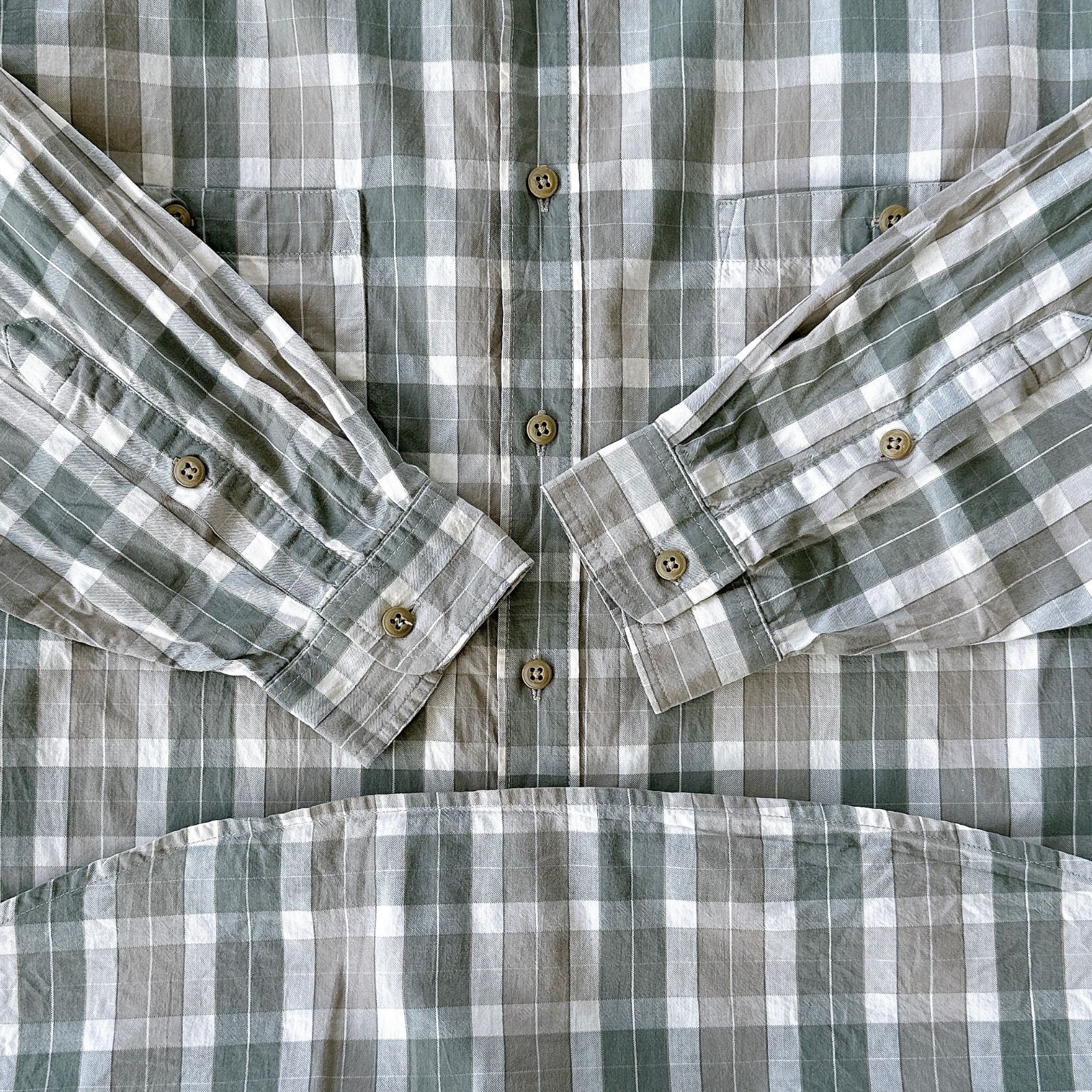 90s Patagonia オーガニックコットン チェックシャツ XL｜パタゴニア